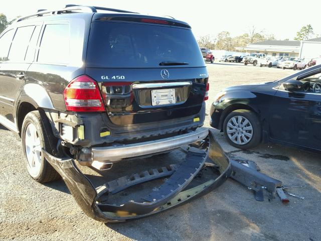 4JGBF71E18A435105 - 2008 MERCEDES-BENZ GL 450 4MA BLACK photo 9