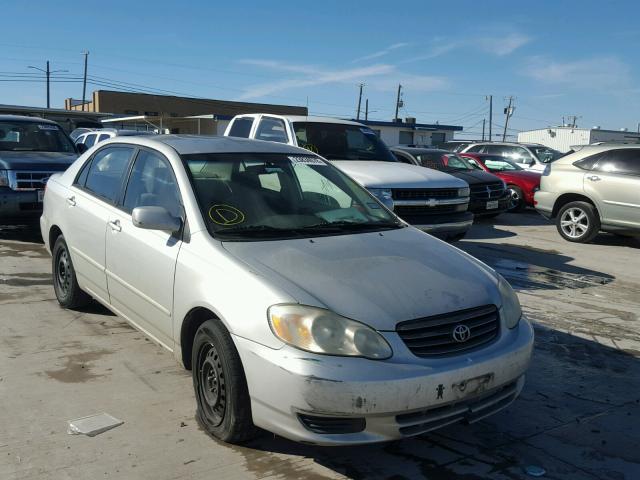 1NXBR32E94Z323465 - 2004 TOYOTA COROLLA CE SILVER photo 1