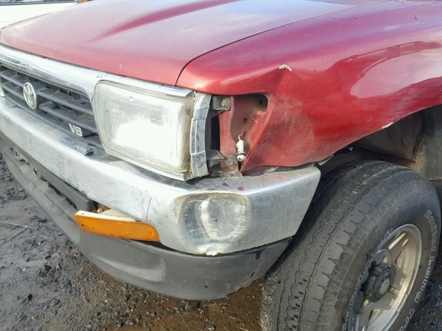 JT3VN39W2P0122437 - 1993 TOYOTA 4RUNNER VN RED photo 9