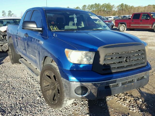 5TFRT54148X018020 - 2008 TOYOTA TUNDRA DOU BLUE photo 1