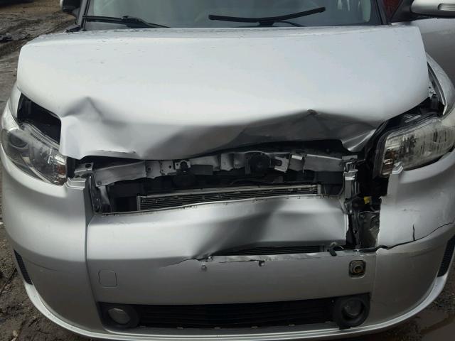 JTLKE50E581038580 - 2008 SCION XB SILVER photo 7