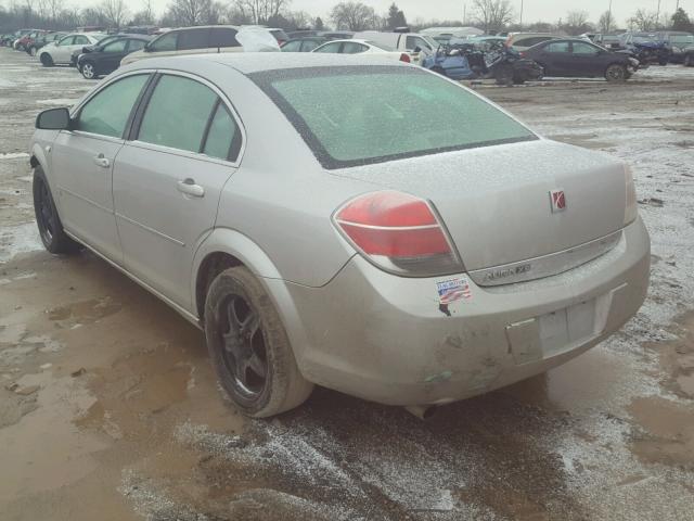 1G8ZS57N57F160151 - 2007 SATURN AURA XE SILVER photo 3