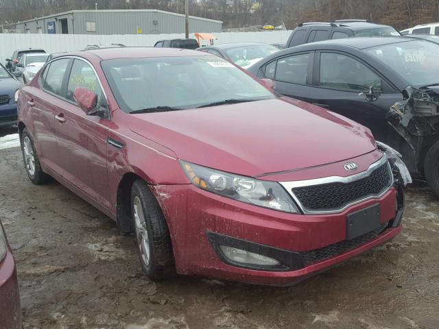 5XXGM4A7XDG217128 - 2013 KIA OPTIMA LX RED photo 1