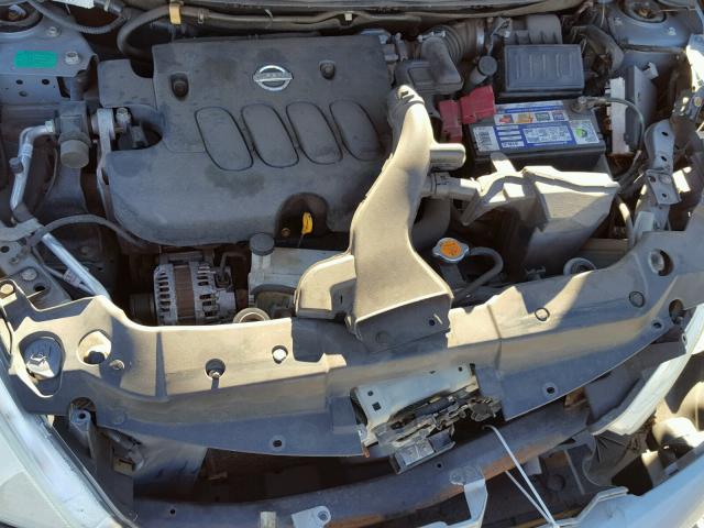 3N1BC13E28L412113 - 2008 NISSAN VERSA S GRAY photo 7