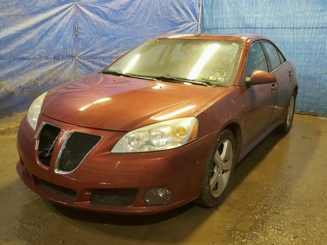 1G2ZH57N884138540 - 2008 PONTIAC G6 GT RED photo 2