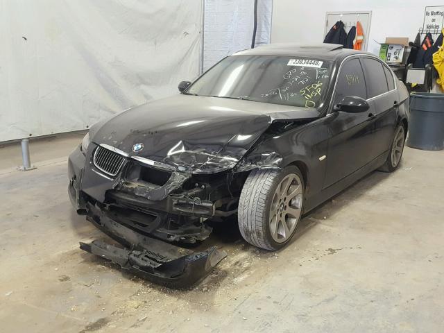 WBAVB33546KS37948 - 2006 BMW 330 I BLACK photo 2