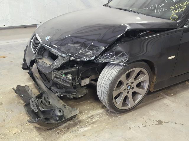 WBAVB33546KS37948 - 2006 BMW 330 I BLACK photo 9