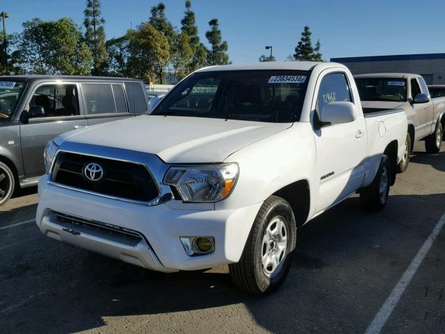 5TENX4CN1AZ706766 - 2010 TOYOTA TACOMA WHITE photo 2