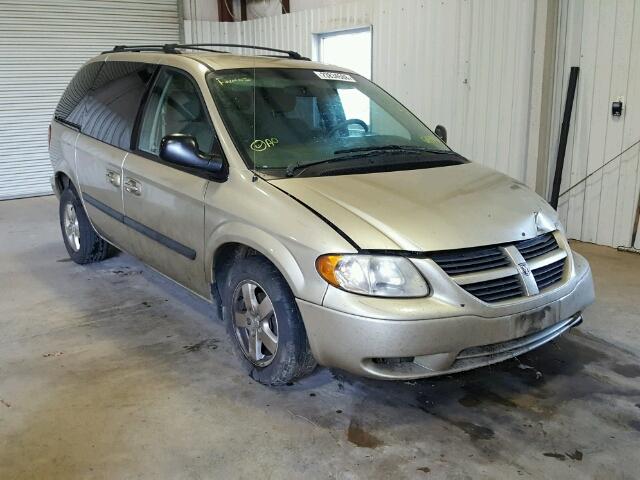 1D4GP45R06B618993 - 2006 DODGE CARAVAN SX TAN photo 1