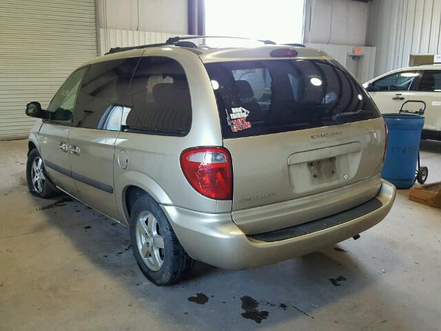 1D4GP45R06B618993 - 2006 DODGE CARAVAN SX TAN photo 3