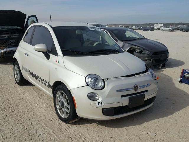 3C3CFFAR0CT314142 - 2012 FIAT 500 WHITE photo 1