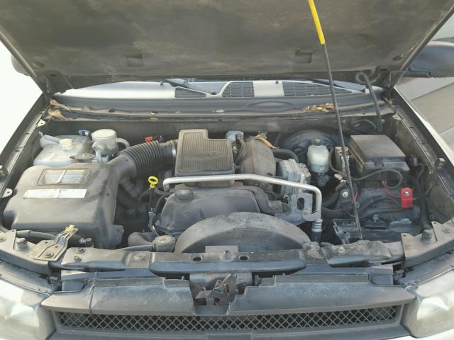 1GNDS13S142333887 - 2004 CHEVROLET TRAILBLAZE GRAY photo 7