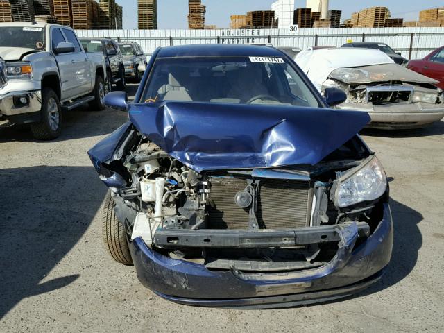 KMHDU4AD5AU123927 - 2010 HYUNDAI ELANTRA BL BLUE photo 9