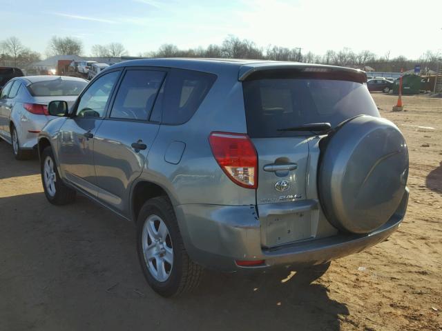 JTMBK33V375019912 - 2007 TOYOTA RAV4 GRAY photo 3