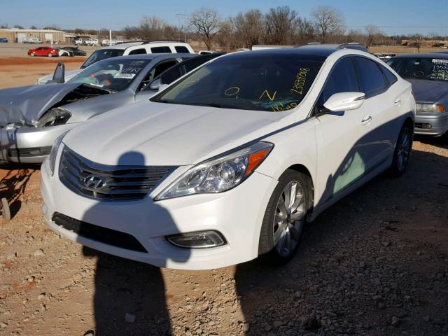 KMHFH4JG4CA181040 - 2012 HYUNDAI AZERA GLS WHITE photo 2