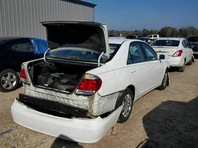 4T1BE32K86U707029 - 2006 TOYOTA CAMRY LE WHITE photo 4
