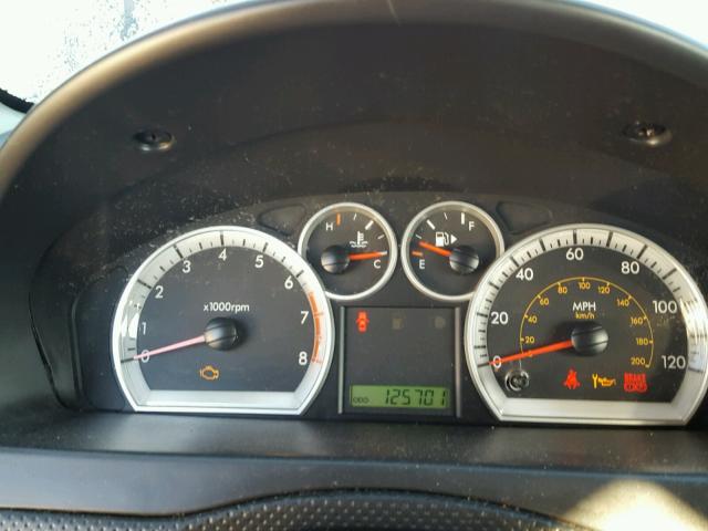 KL1TD66EX9B671952 - 2009 CHEVROLET AVEO LS BLACK photo 8