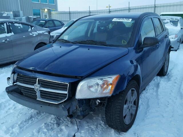 1B3HB48A39D229409 - 2009 DODGE CALIBER SX BLUE photo 2