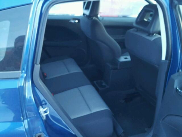 1B3HB48A39D229409 - 2009 DODGE CALIBER SX BLUE photo 6