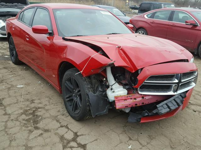 2B3CL3CG3BH506856 - 2011 DODGE CHARGER RED photo 1