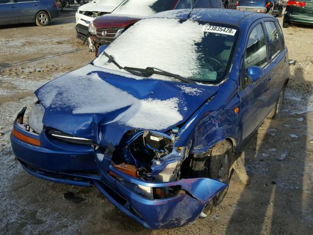 KL1TJ626X4B159219 - 2004 CHEVROLET AVEO LS 蓝色 照片 2