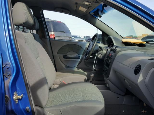 KL1TJ626X4B159219 - 2004 CHEVROLET AVEO LS 蓝色 照片 5