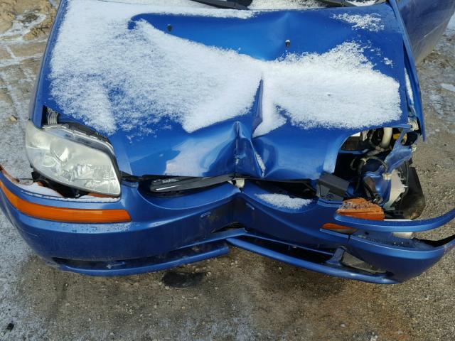 KL1TJ626X4B159219 - 2004 CHEVROLET AVEO LS 蓝色 照片 7