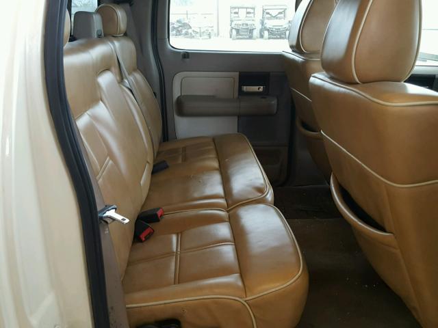 5LTPW18576FJ16513 - 2006 LINCOLN MARK LT CREAM photo 6