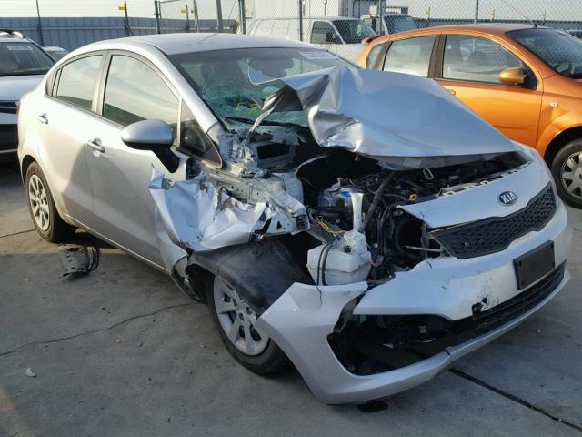 KNADM4A39H6025961 - 2017 KIA RIO LX Արծաթագույն լուսանկար 1