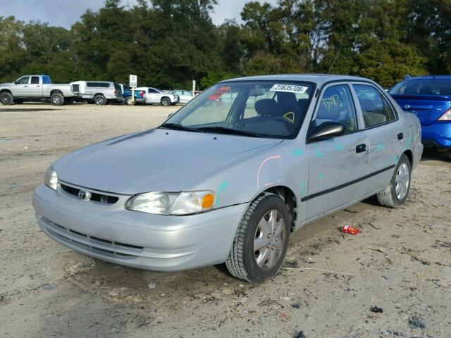 2T1BR12E4YC311686 - 2000 TOYOTA COROLLA VE SILVER photo 2