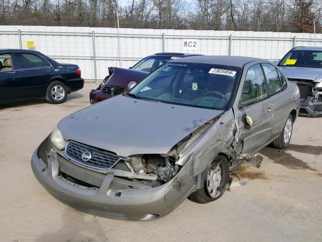 3N1CB51D31L463943 - 2001 NISSAN SENTRA XE GOLD photo 2