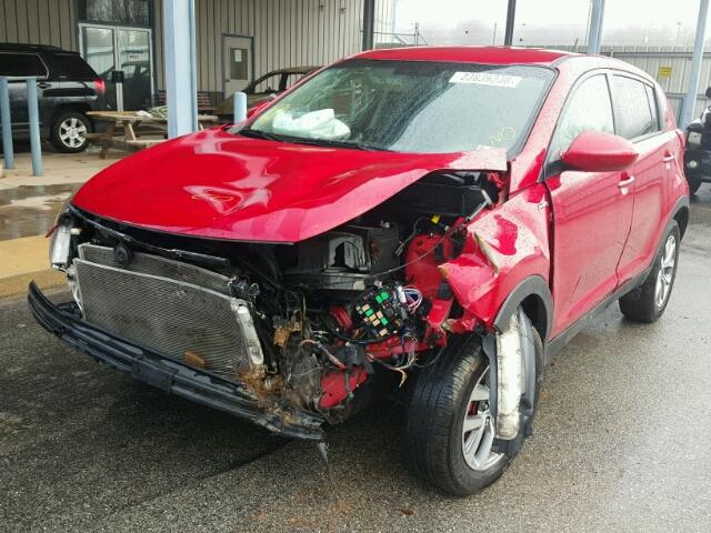 KNDPBCAC1F7763616 - 2015 KIA SPORTAGE L RED photo 2