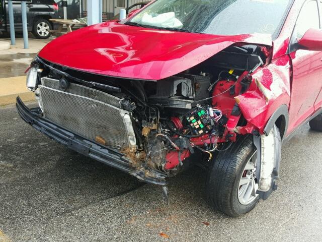 KNDPBCAC1F7763616 - 2015 KIA SPORTAGE L RED photo 9