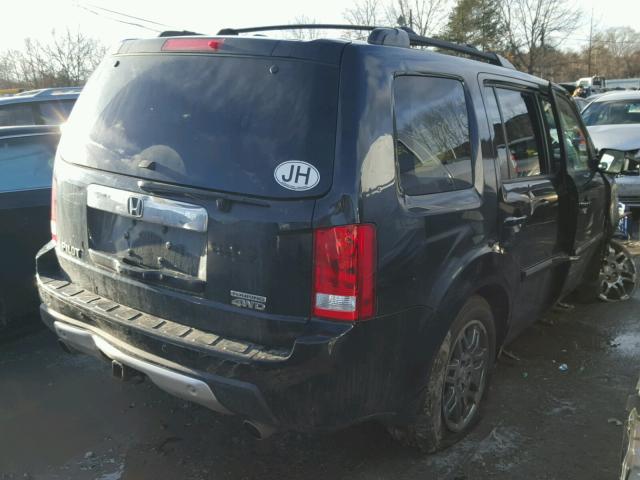 5FNYF4H85AB005684 - 2010 HONDA PILOT TOUR BLACK photo 4