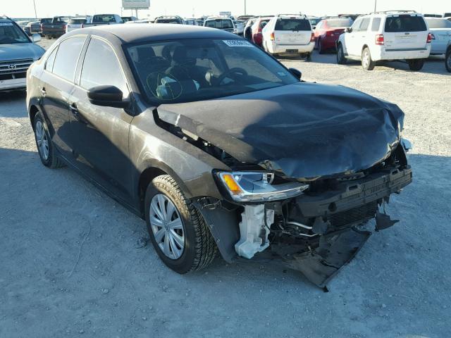 3VW2K7AJ1EM425358 - 2014 VOLKSWAGEN JETTA BASE შავი ფოტო 1