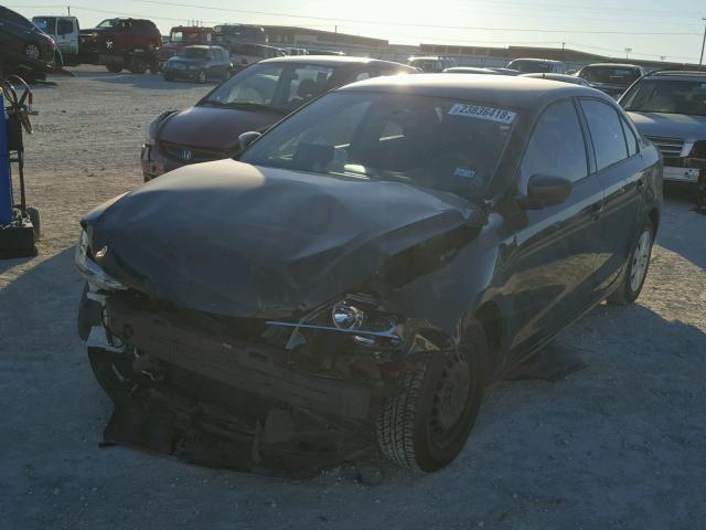 3VW2K7AJ1EM425358 - 2014 VOLKSWAGEN JETTA BASE შავი ფოტო 2