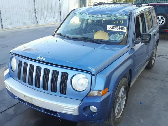 1J8FT48W07D399392 - 2007 JEEP PATRIOT LI BLUE photo 2