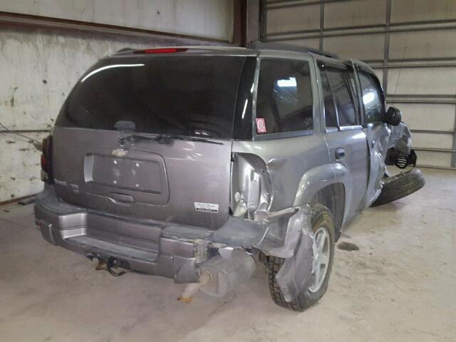 1GNDS13SX62279637 - 2006 CHEVROLET TRAILBLAZE BROWN photo 4