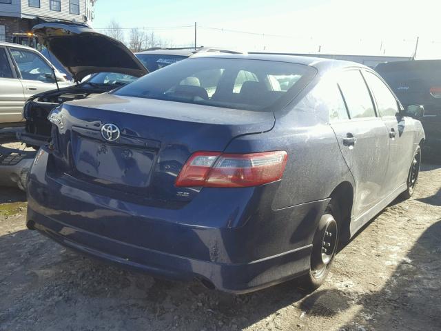 4T1BE46K88U241170 - 2008 TOYOTA CAMRY CE BLUE photo 4