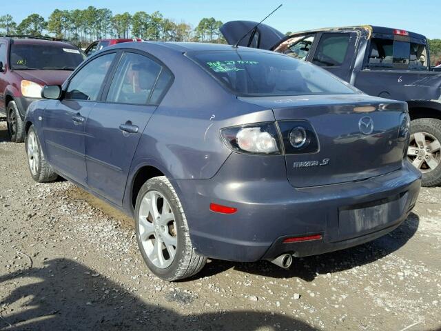 JM1BK32F181142210 - 2008 MAZDA 3 I GRAY photo 3