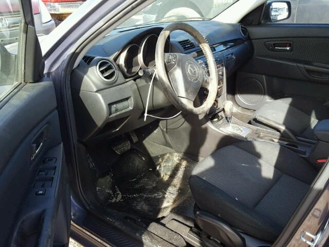 JM1BK32F181142210 - 2008 MAZDA 3 I GRAY photo 9