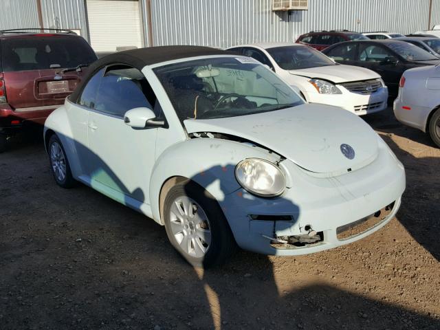 3VWRF31Y16M318448 - 2006 VOLKSWAGEN NEW BEETLE BLUE photo 1