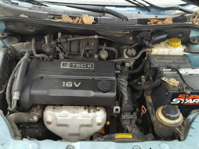 KL1TD52695B304012 - 2005 CHEVROLET AVEO BASE Mavi foto 7