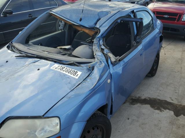 KL1TD52695B304012 - 2005 CHEVROLET AVEO BASE Mavi foto 9