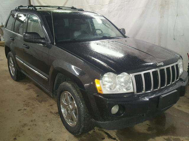 1J8HR58245C593212 - 2005 JEEP GRAND CHER BLACK photo 1