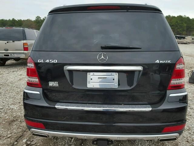 4JGBF7BE2BA635920 - 2011 MERCEDES-BENZ GL 450 4MA BLACK photo 10