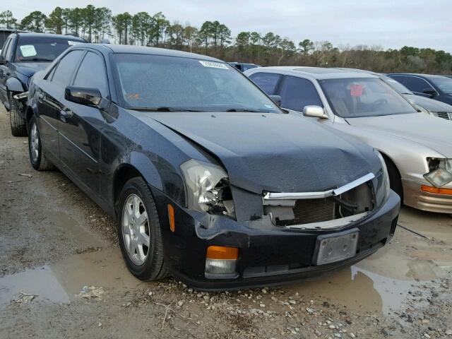 1G6DM56T350216374 - 2005 CADILLAC CTS BLACK photo 1