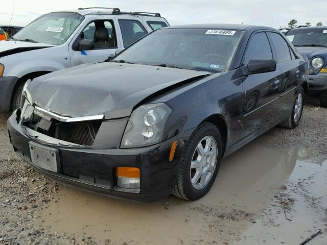 1G6DM56T350216374 - 2005 CADILLAC CTS BLACK photo 2