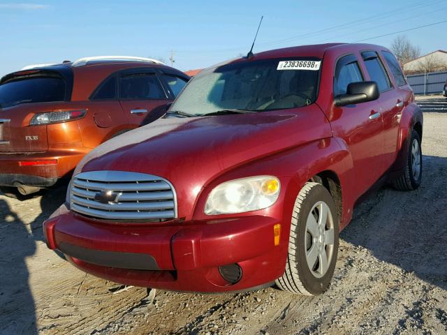 3GNDA13D17S599701 - 2007 CHEVROLET HHR LS RED photo 2