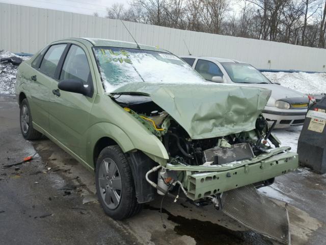 1FAFP34N77W197193 - 2007 FORD FOCUS ZX4 GREEN photo 1